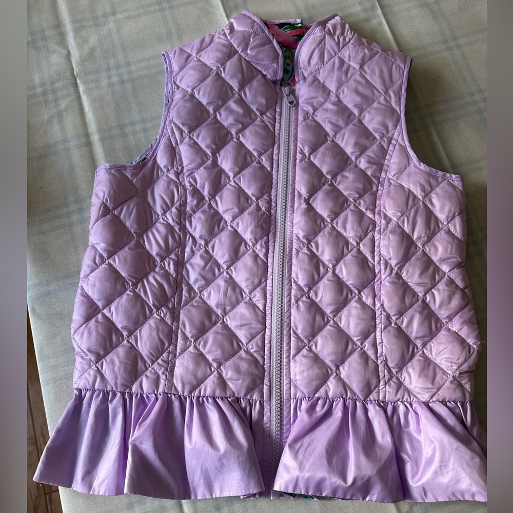 Lilly Pulitzer Quilted Vest in Lavender